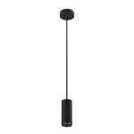 SLV Numinos Phase S Luce Pendente Aluminium Nero 10.42W 980lm 60D - 927 Bianco Molto Caldo | Miglior Resa Cromatica - Dimmerabile 