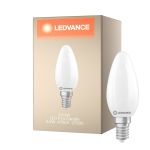 Ledvance Classic LED E14 Candela Ghiaccio 3.4W 470lm - 827 Bianco Molto Caldo | Dimmerabile - Sostitutiva 40W