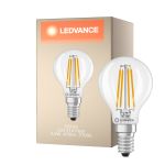 Ledvance Classic LED E14 Pera Filamento Chiara 2.5W 470lm - 827 Bianco Molto Caldo | Dimmerabile - Sostitutiva 40W