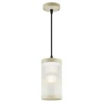 Nordlux Coupar Luce Pendente Plastica Marrone | Adatto per E27