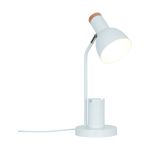 Nordlux Lampada Da Tavolo Devone Metallo Bianca | IP20 - Adatto per 1x E27