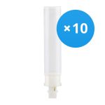 Confezione Multipack 10x Osram Dulux-D LED 9W - 830 Luce Calda -  | 2-Pin - Sostitutiva 26W
