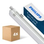 Confezione Multipack 4x Philips Stagna LED CoreLine WT120C Gen2 18/32W 2700/4500lm - 840 Bianco Freddo | 120cm