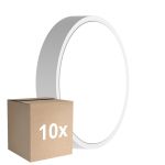 Multipack 10x Ledvance Bulkhead LED Il Giro Bianca 9.5W 1220lm - 830-840 CCT | 262mm - IP65