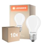 Multipack 10x Ledvance Classic LED E27 Pera Ghiaccio 5.9W 806lm - 827 Bianco Molto Caldo | Sostitutiva 60W