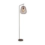 Eglo Lampada da terra Espinal Acciaio Bronzo | IP20 - Adatto per 1x E27 