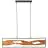 Brilliant Chaumont Luce Pendente Aluminium Metallo Legna Nero 18W 2300lm - 830 Luce Calda - 