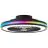 Brilliant Palmero Ventilatore Da Soffitto Plastica Metallo Nero 36W 5000lm - 827-865 CCT | 466mm - Telecomando Dimmerabile