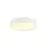SLV Decona Parete e Luce da soffitto Aluminium Bianca Il Giro 18W 1600lm - 930 Luce Calda -  | IP44 - Miglior Resa Cromatica - Dimmerabile 