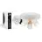 D'Lite Luce da soffitto Beitem Metallo Ghiaccio Bianca FSC Legna | Adatto Per 3x GU10
