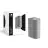 D'Lite Luce Da Parete Vossem Metallo Grigio Up & Down| IP54 - Adatto per 2x GU10 