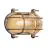 Nordlux Helford Luce Da Parete Ottone e Vetro Nichel | IP64 - Adatto per E27