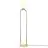 DFTP by Nordlux Shapes Lampada da terra Vetro e Metallo Ottone | Adatto per E27