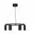 Nordlux Vico Luce Pendente Aluminium e Metallo Nero | 534mm - Adatto per 6x GU10