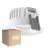 Confezione Multipack 10x Ledvance LED  SPOT FIX Aluminium  8W 680lm 36D - 930 Luce Calda -  | Ritaglio 68mm - IP44 - Miglior Resa Cromatica -  Dimmerabile