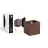 D'Lite Luce Da Parete Nova Aluminium Rust Up & Down 4.9W 480lm - 830 Luce Calda -  | IP54 - Angolo del fascio regolabile