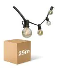D'Lite LED Luci a stringa Sparkl 25m 4W 250lm - 827 Bianco Molto Caldo | IP44 - 5x Connettibile