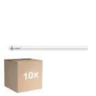 Confezione Multipack 10x Philips MASTER LED T8 (EM/Mains) Ultra Output 13.5W 2500lm - 840 Bianco Freddo | 120cm - Sostitutiva 36W