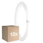 Confezione Multipack 10x Osram Tubo LED T9 Circolare (EM/Mains) 18.3W 2000lm - 830 Luce Calda -  | Sostitutiva 32W