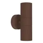 Eglo Luce Da Parete Tomelloso Esterni Aluminium Arrugginito | Adatto per 2x GU10